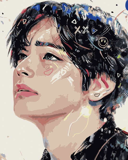 Confetti Portrait No. 1 design
