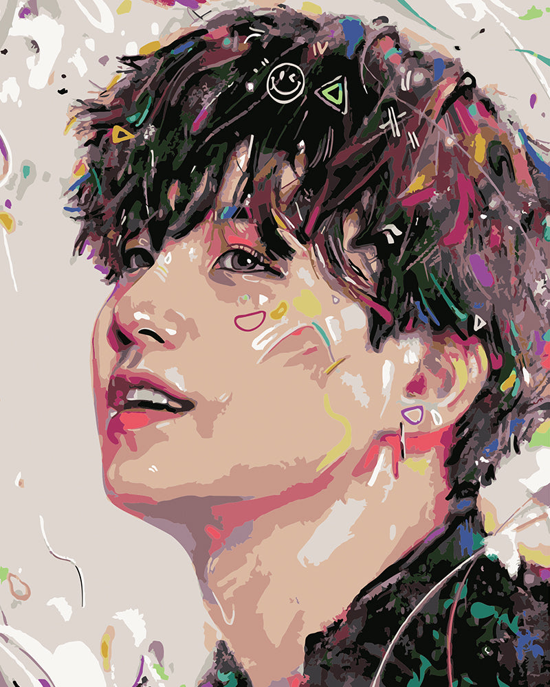 Confetti Portrait No. 4 design