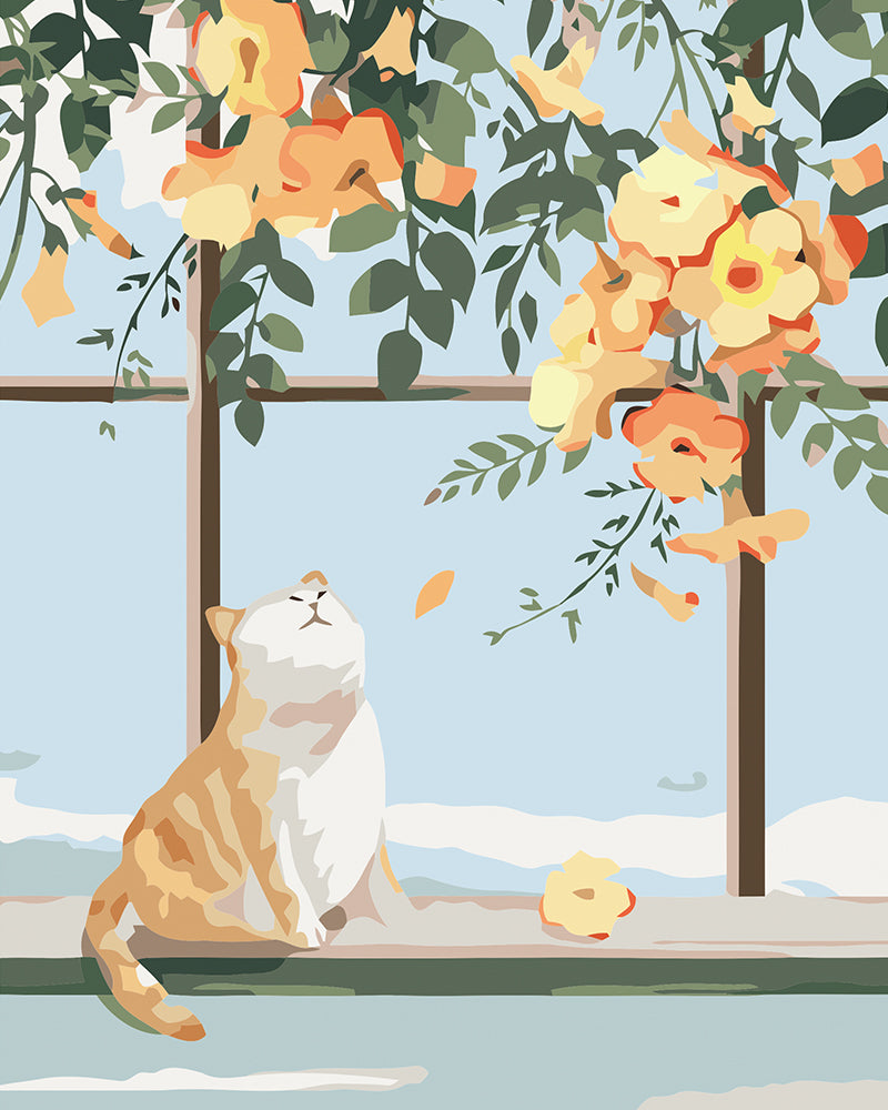 Cat at the Window design