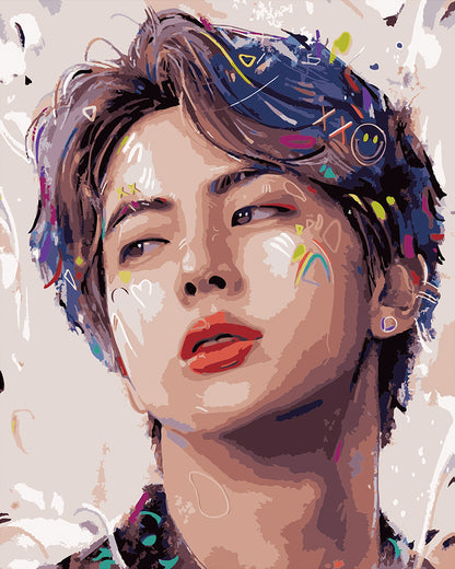 Confetti Portrait No. 3 design
