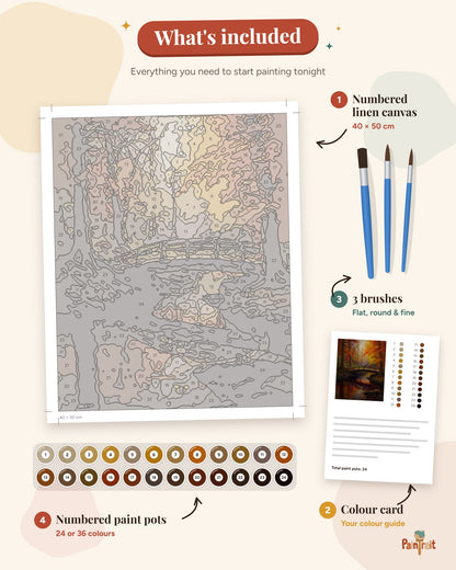 Autumn Forest Bridge kit: what's included
